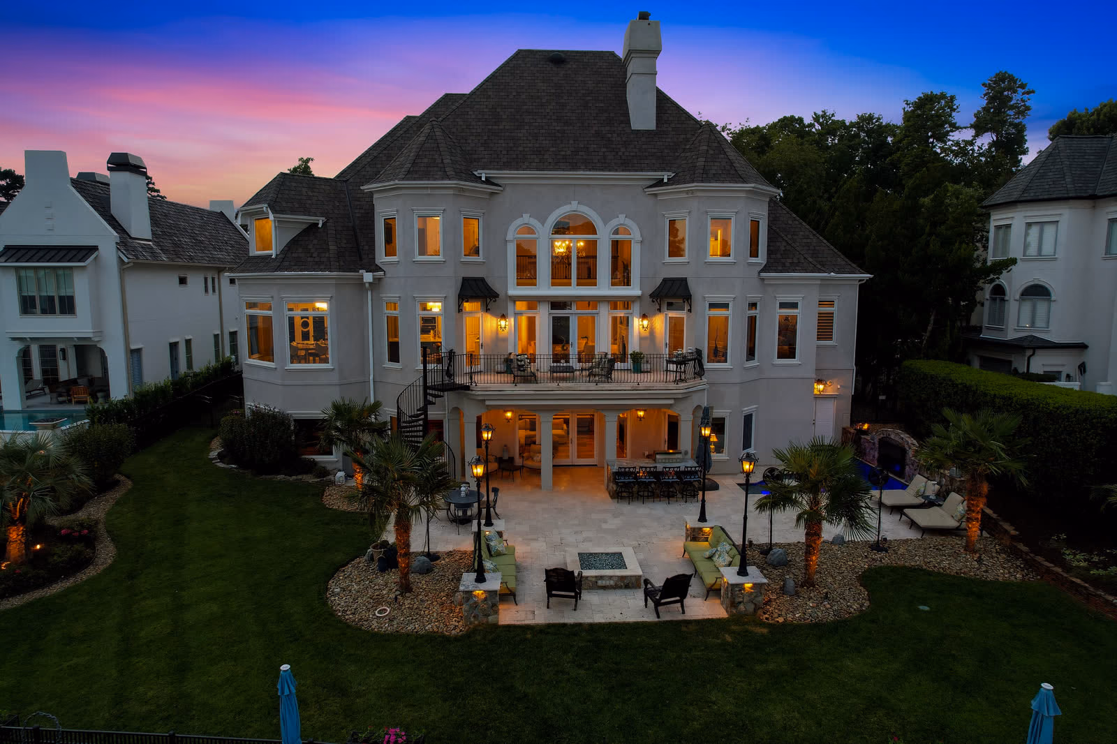 18332 Harbor Light Blvd from the air over Lake Norman