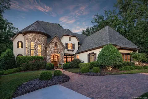 Stunning Arcadia home has 3 car garage, pavers and has a circular driveway and plenty of space for parking.