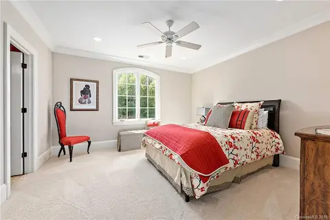 Upstairs bedroom with en suite.