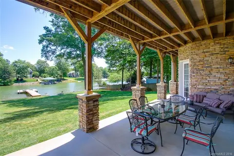 Covered Patio by the Lake Level!