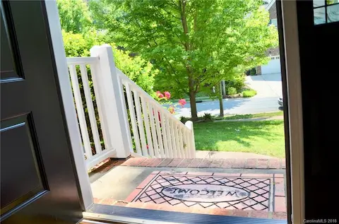 Springtime view from front door!