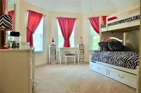 Cool second bedroom with dome ceiling.
