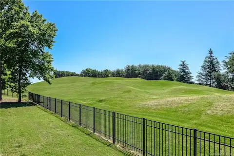 Golf course view from back yard