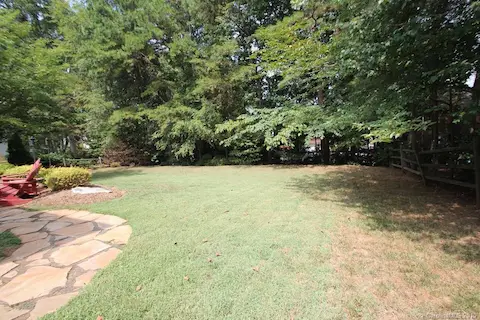 Lots of yard for kicking a ball around or letting a pet run!  Yard is fenced.