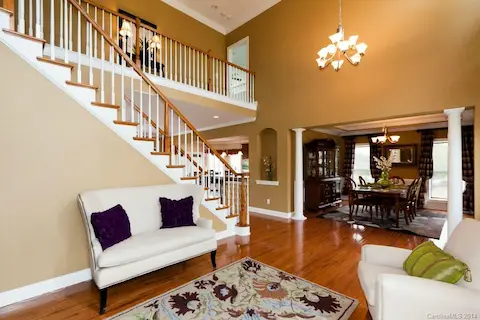 Two Story Entry and Formal Living Room