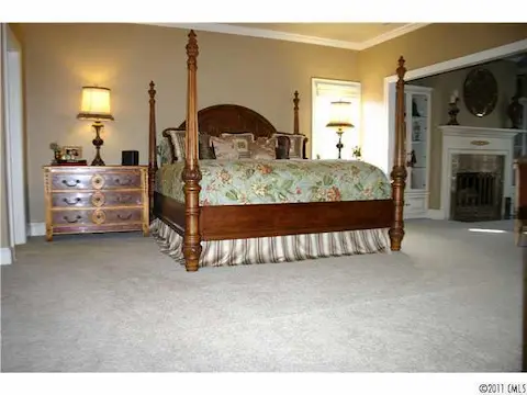 Master Bedroom - HUGE MASTER WITH TREY CEILING AND SITTING ROOM WITH GAS LOG FIREPLACE!