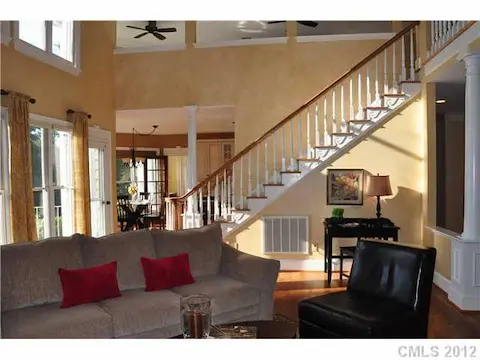 Living Room - This beautiful home has a lovely flow for easy entertaining.