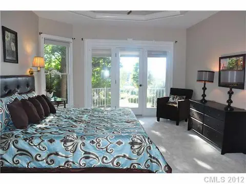 Master Bedroom - The master bedroom has a beautiful view for you  to wake up to.