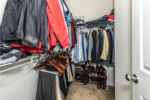 Two Huge Master Closets!  Closet 1