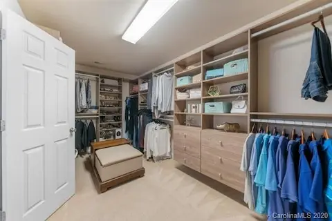 Custom California Closets thru out the house!