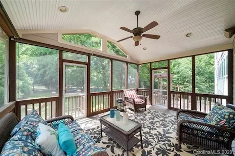 Super Spacious Screened Porch overlooking your private back yard!