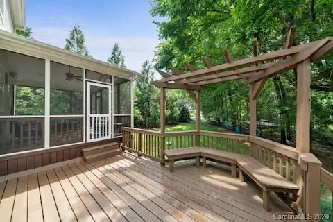 Newly rebuilt deck!