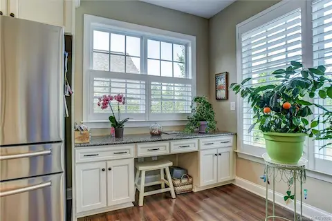 Computer Niche off kitchen