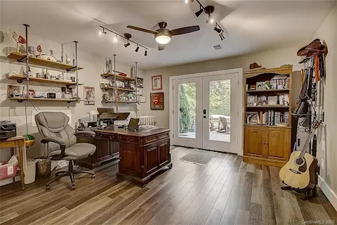 Home office overlooking Lake Norman!