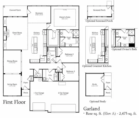 Garland floor plan