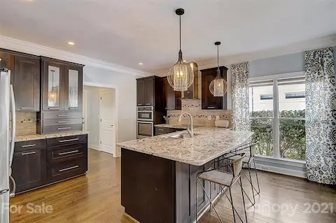 Large kitchen island!