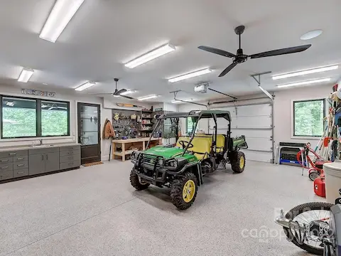 4th Car Garage with workshop and full bath