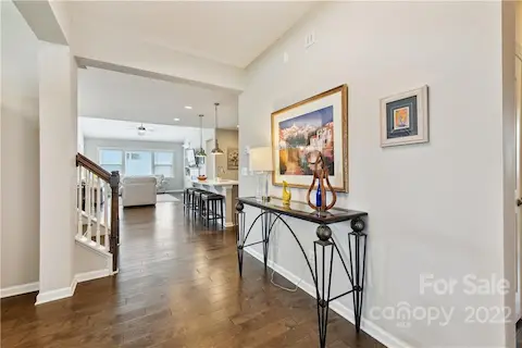 Entry Hall to Family Room