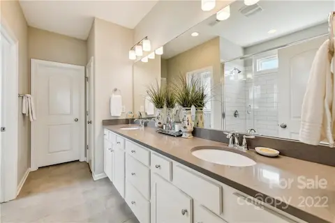 Primary bathroom.