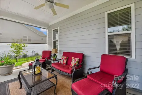 Private patio.