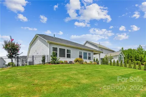 Fenced in yard.