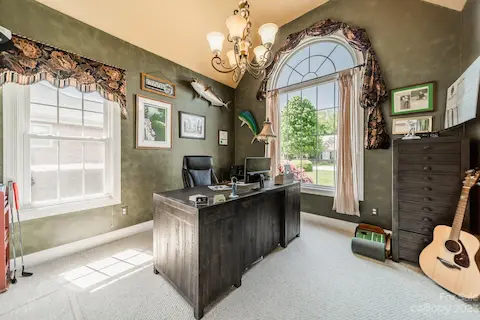 3rd bedroom currently used as an office.