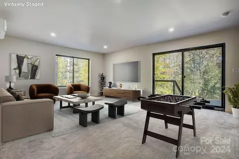 Virtually Staged room