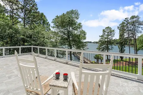 Morning coffe overlooking Lake Norman