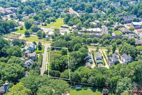 Another aerial view with eastward view of South Main Street