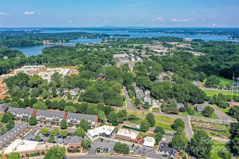 Long range view to the West towards Lake Norman
