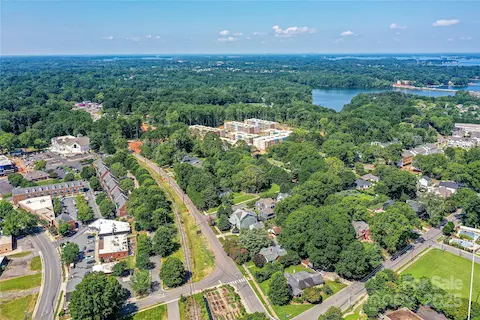 Aerial view of Potts Street