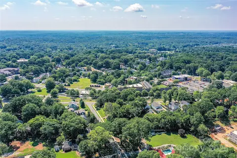 Aerial view to the Southeast of parcel