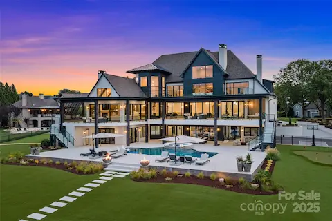 Rear Elevation Twilight