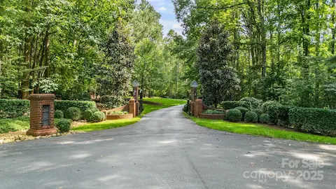 Gated Driveway Entrance