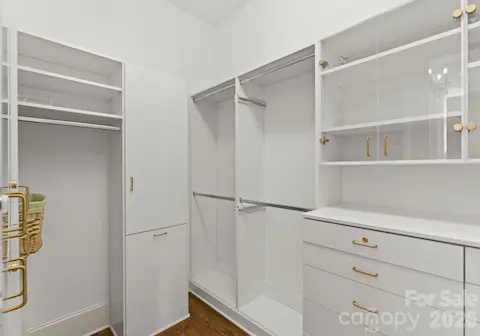 2 separate primary suite walk-in closets