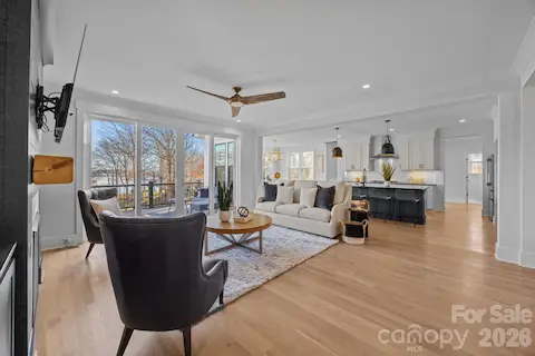Light filled and open family room
