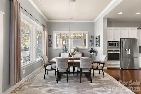 Dining area off of the kitchen