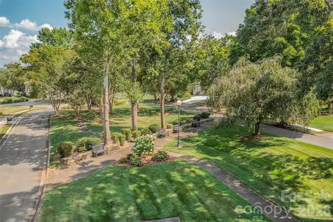 Park like setting in neighborhood
