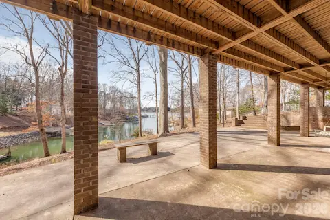 Patio views from the Primary Bedroom of Lake Norman