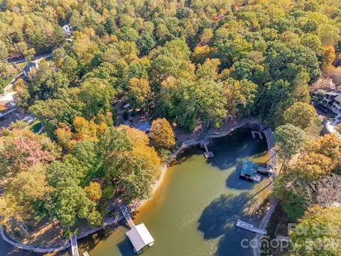 Deep water cove aerial