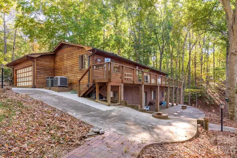 Side view of home