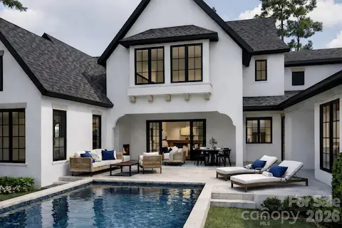 Optional pool may be added in back yard