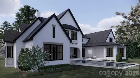 Left Back corner Rendering for To Be Built him