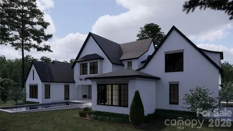 Right Back Corner for To Be Built home
