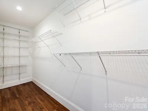 Primary oversize closet