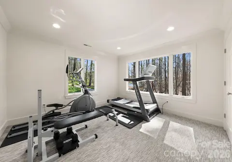 Upstairs Workout Area
