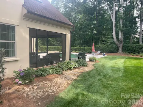 Backyard Oasis Offering Privacy and Serenity.