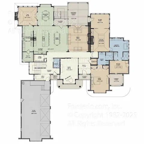 Main level floor plan
