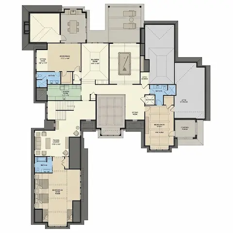 2nd level floor plan