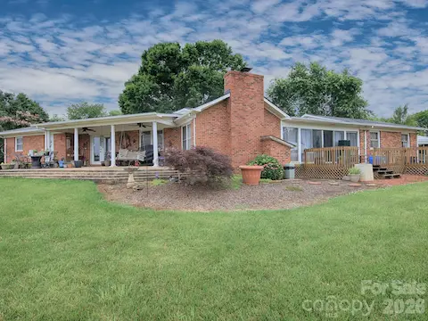 Rear of house